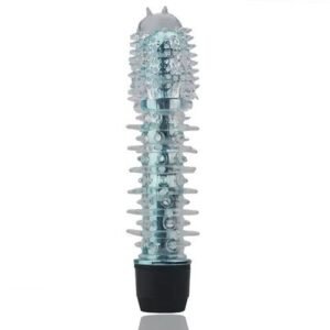 Silicone Thorn Dildo Vibrator Dotted Ribbed AV Stick
