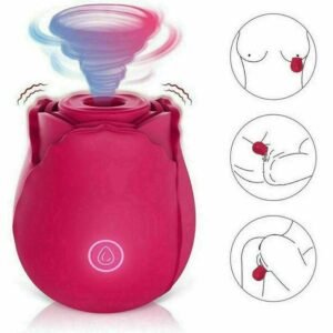 Rose Vibrator Vagina Clit Sucker