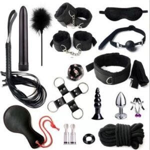 17 Pcs Kit BDSM Sex Bondage Set Restraints Games