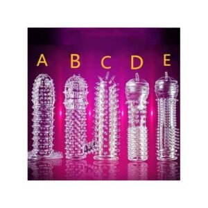 5 In 1 Crystal Thorn-Dotted Ecstasy Reusable Condoms