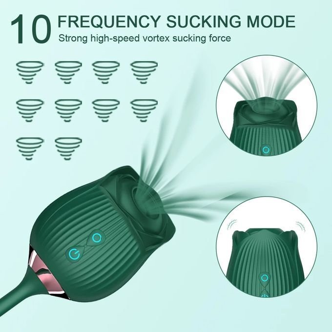 Two-in-one Automatic Telesco Rose-shaped Vibrating - Image 6
