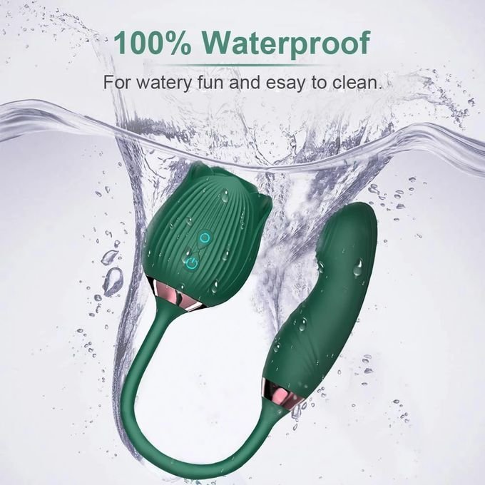 Two-in-one Automatic Telesco Rose-shaped Vibrating - Image 2